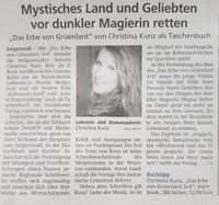 Artikel &quot;Mystisches Land und Geliebten vor dunkler Magierin retten&quot; in der Offenbach-Post